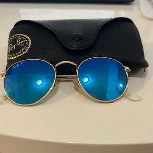 Ray ban round flash lenses